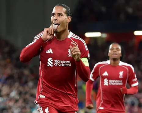 Virgil van Dijk heads late winner versus Atlético Madrid